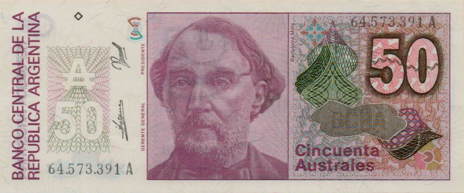 Argentina 50 1986 UNC P-326/b3